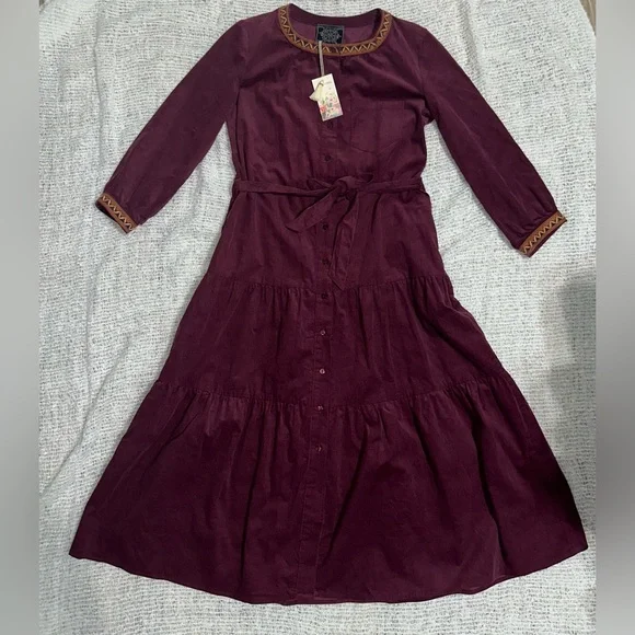 Johnny Was kappa midi dress cotton  NWT Size‎ XS - Picture 5 of 9